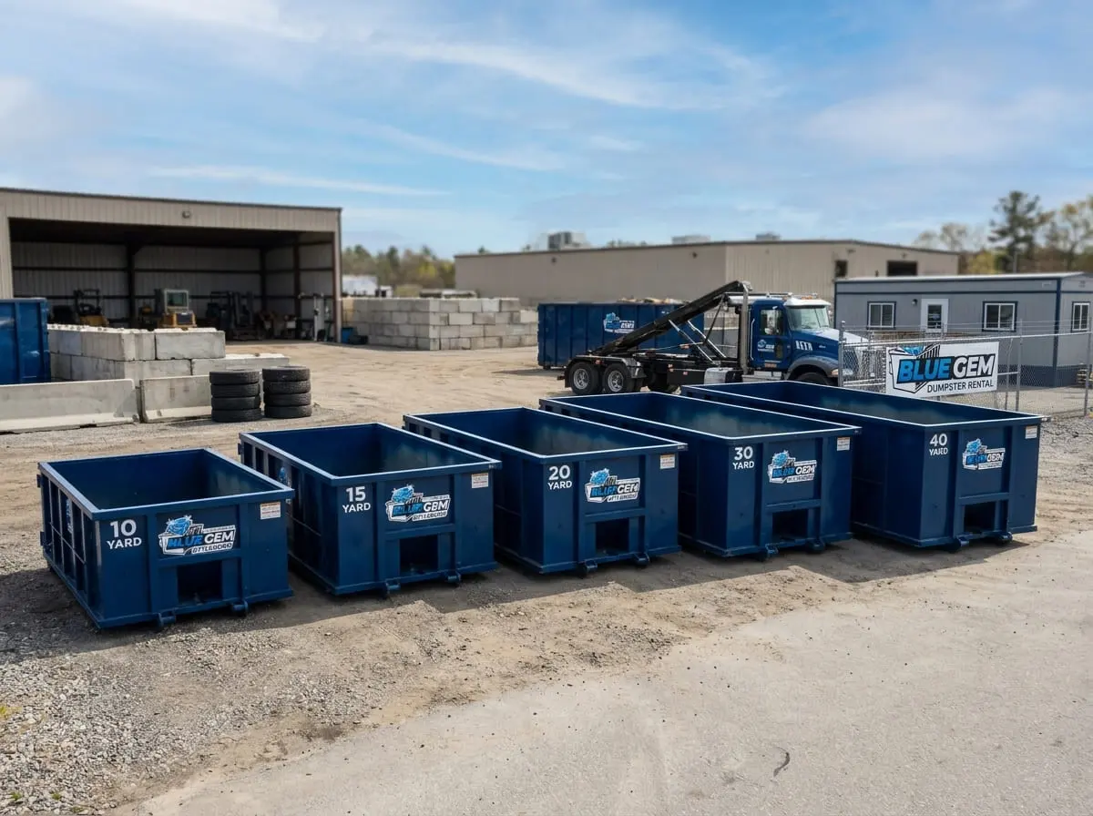 The range of roll-off dumpster sizes available in Attleboro, MA The range of roll-off dumpster sizes available in Attleboro, MA